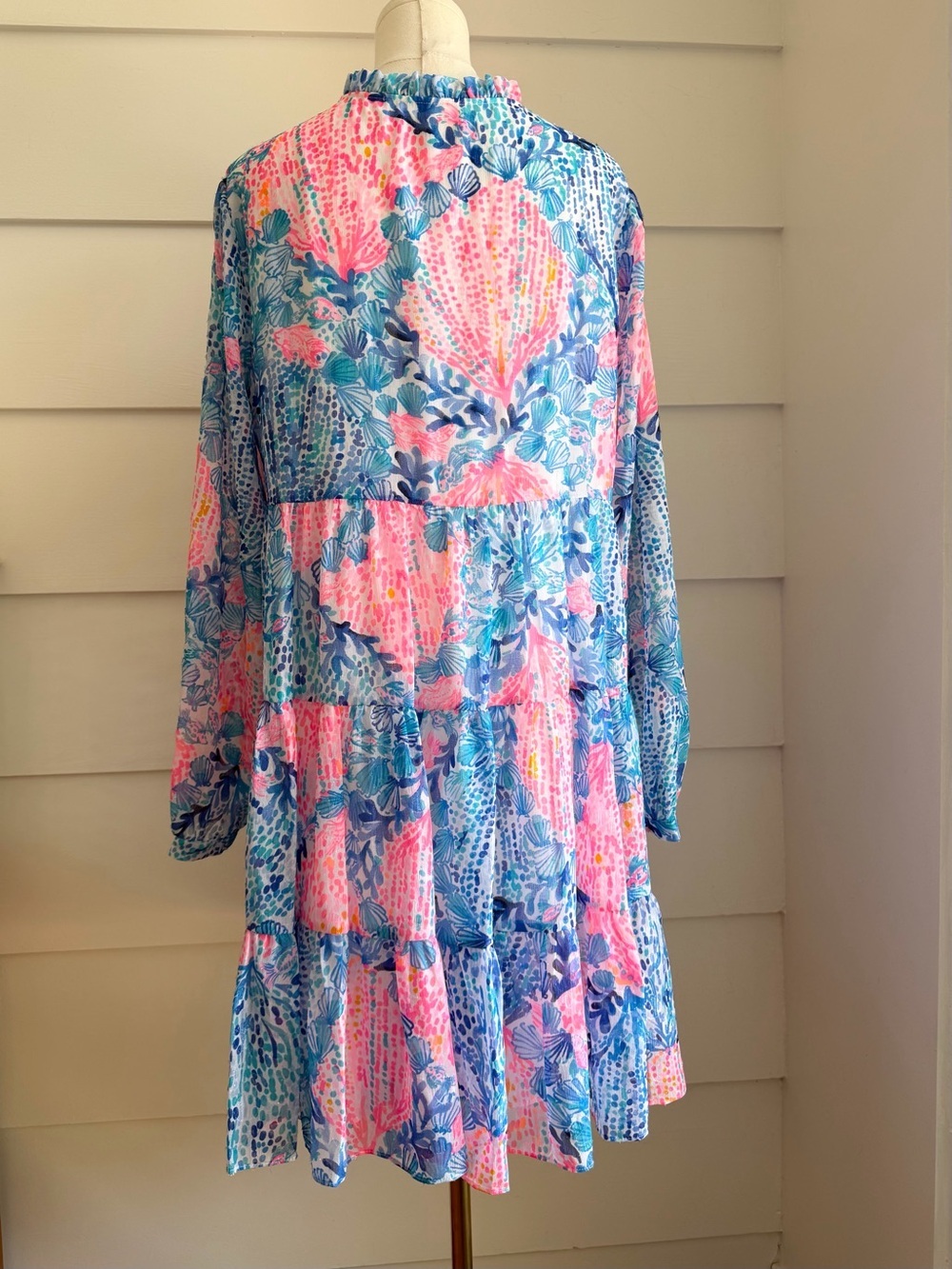 Lilly Pulitzer Sarita Swing Dress in Resort White Sway With Me size 14 - Picture 5 of 9